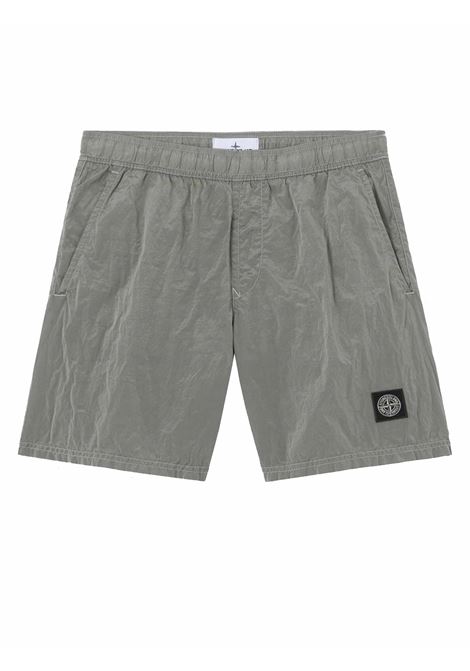 b100003 shorts man military pearl grey STONE ISLAND | L1S15 B100004 S0043V0061
